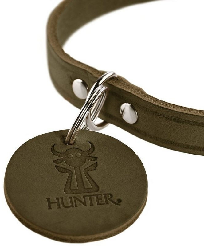 HUNTER Collier pour chien 52 olive green