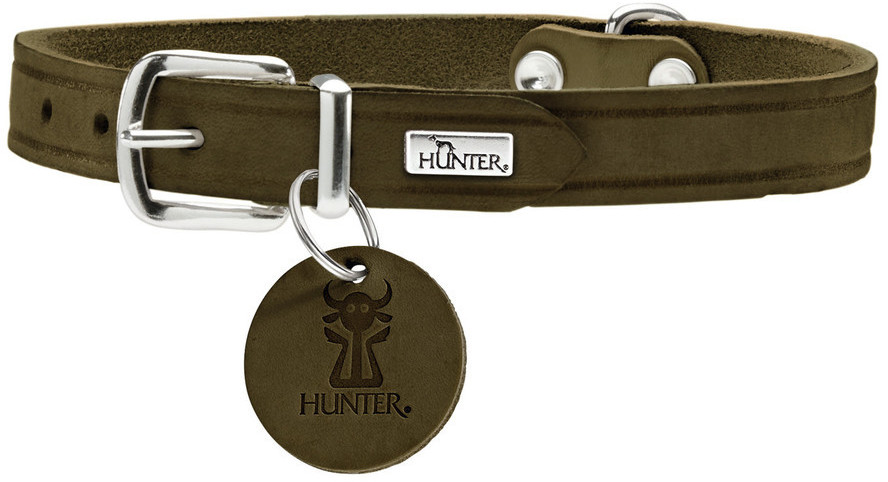 HUNTER Collier pour chien 52 olive green