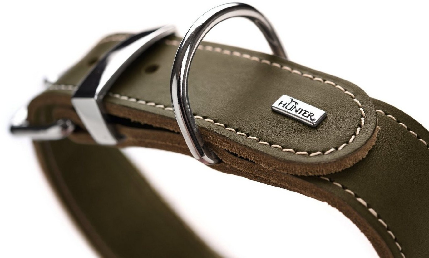 HUNTER Collier pour chien 40 olive green HUNTER Collier pour chien 40 olive green