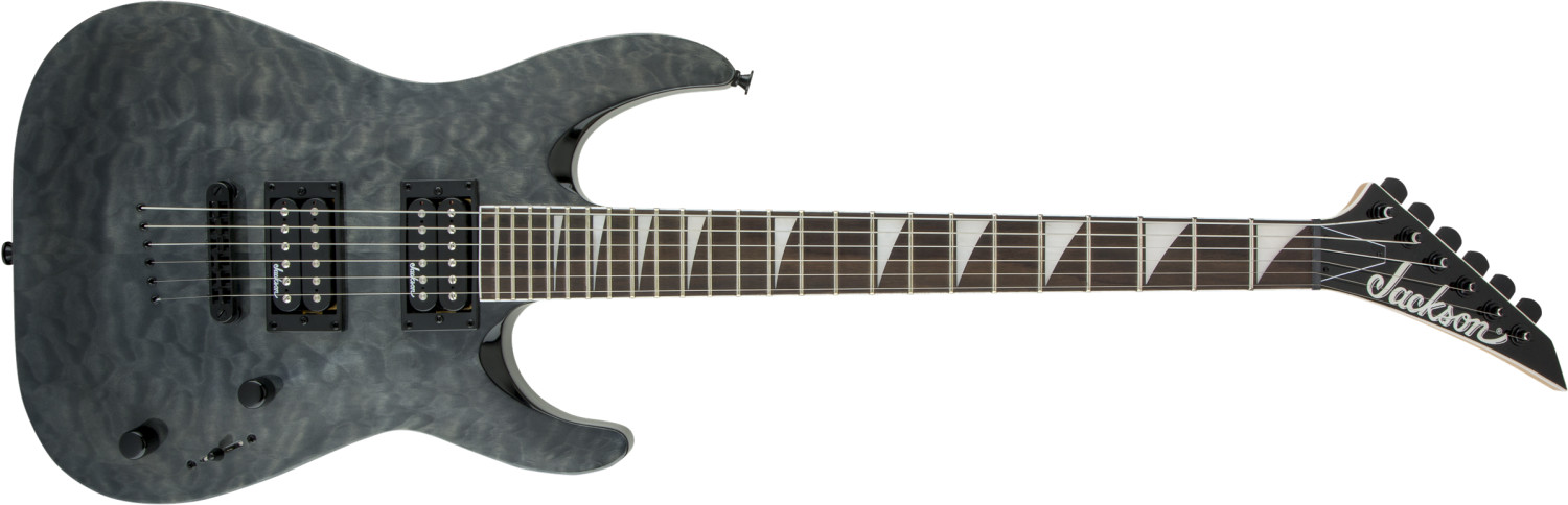 Jackson JS32TQ DKA Dinky Transparent Black