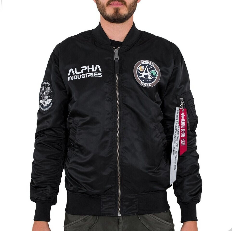 Alpha Industries MA-1 Moon Landing Rev black (196125-03)