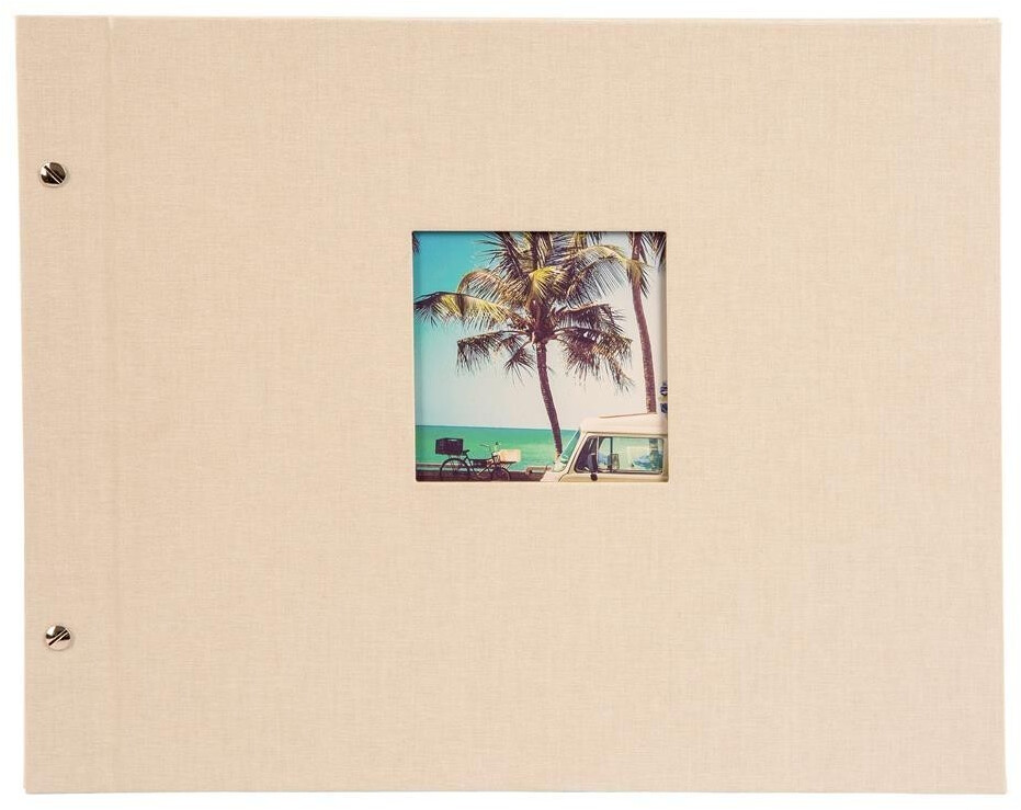Goldbuch Bella Vista 39x31/40 sand grey (white pages)