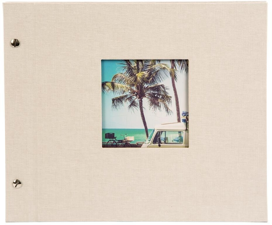 Goldbuch Bella Vista 30x25/40 sand grey (black pages)