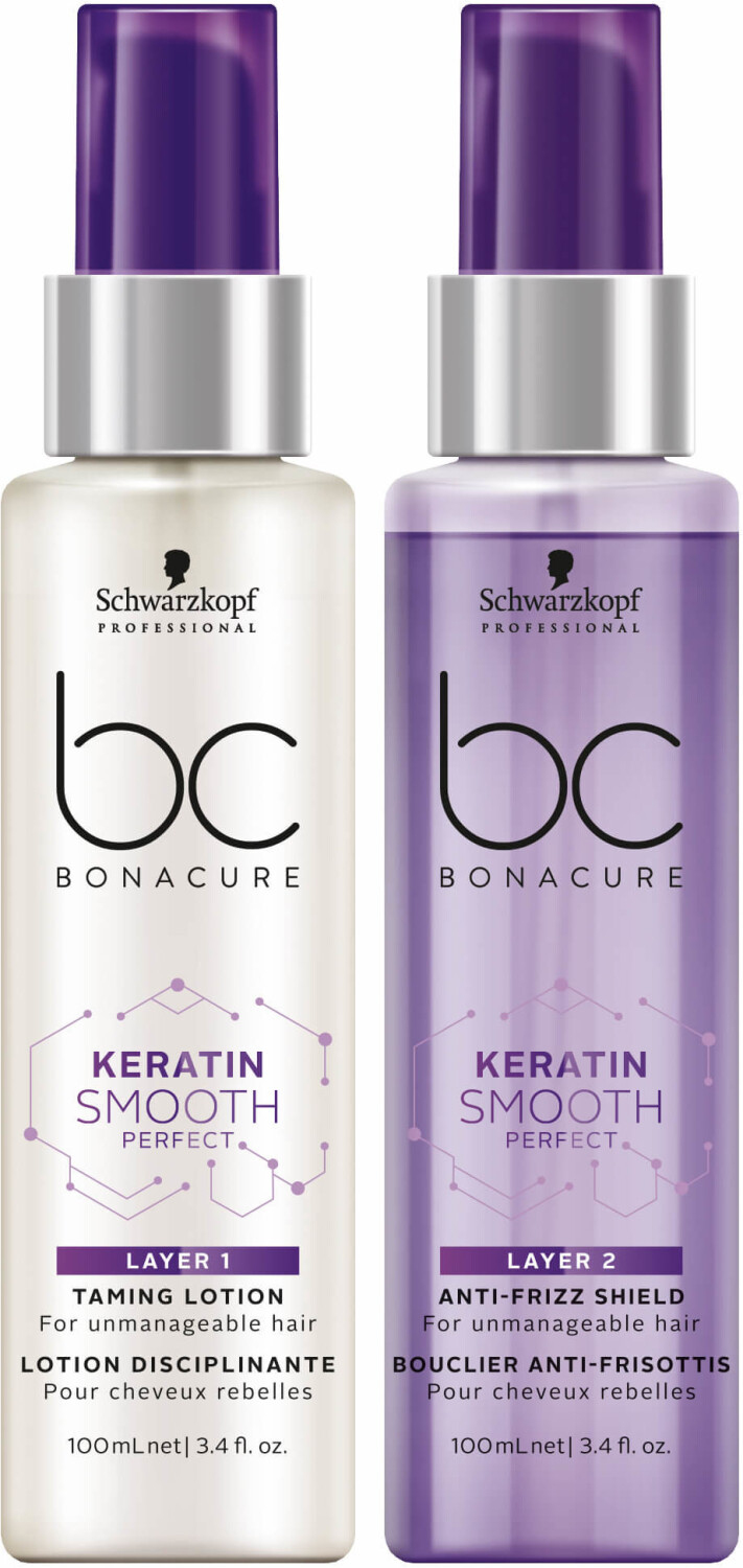 Schwarzkopf BC Bonacure Keratin Smooth Perfect Layering Treatment Duo