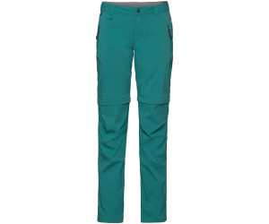 ODLO 527801 Wedgemount Zip-Off Hose für Damen Elastisches Material Wasserabweisende Outdoor-Hose mit abnehmbaren Hosenbeinen 