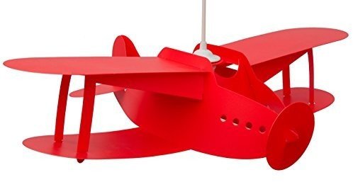Rosemonde et Michel Coudert Suspension avion rouge