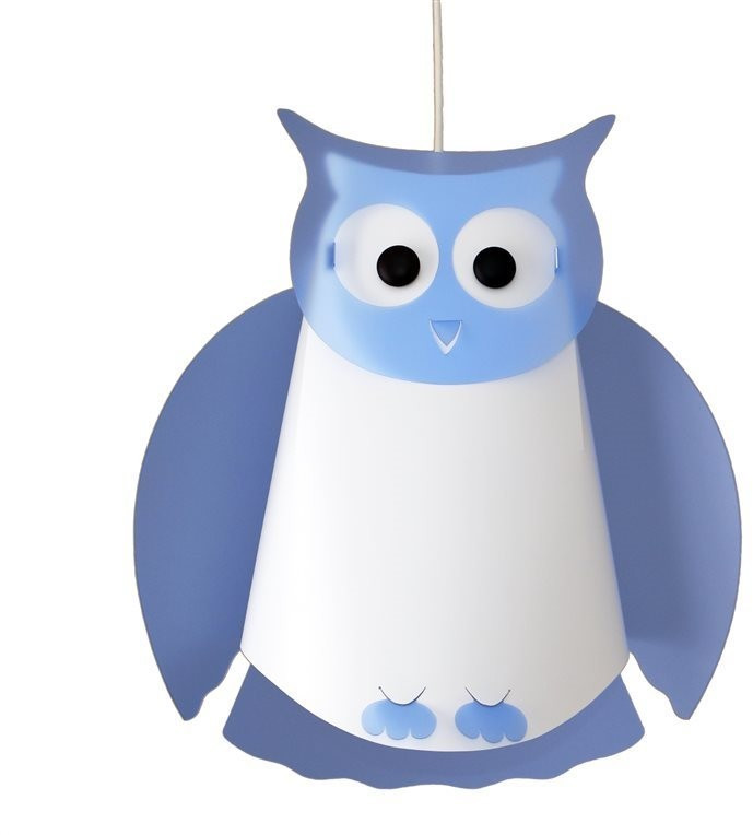 Rosemonde et Michel Coudert Suspension hibou bleu