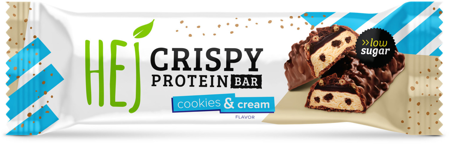 HEJ Crispy Protein Bar Cookies&Cream 45g