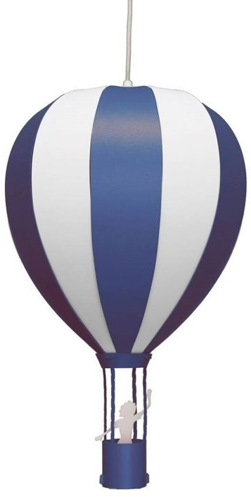 Rosemonde et Michel Coudert Suspension montgolfière bleu