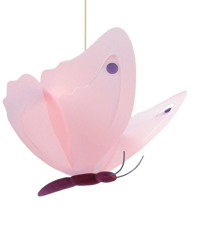 Rosemonde et Michel Coudert Suspension papillon lilas