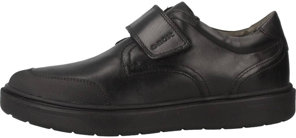 geox black leather riddock