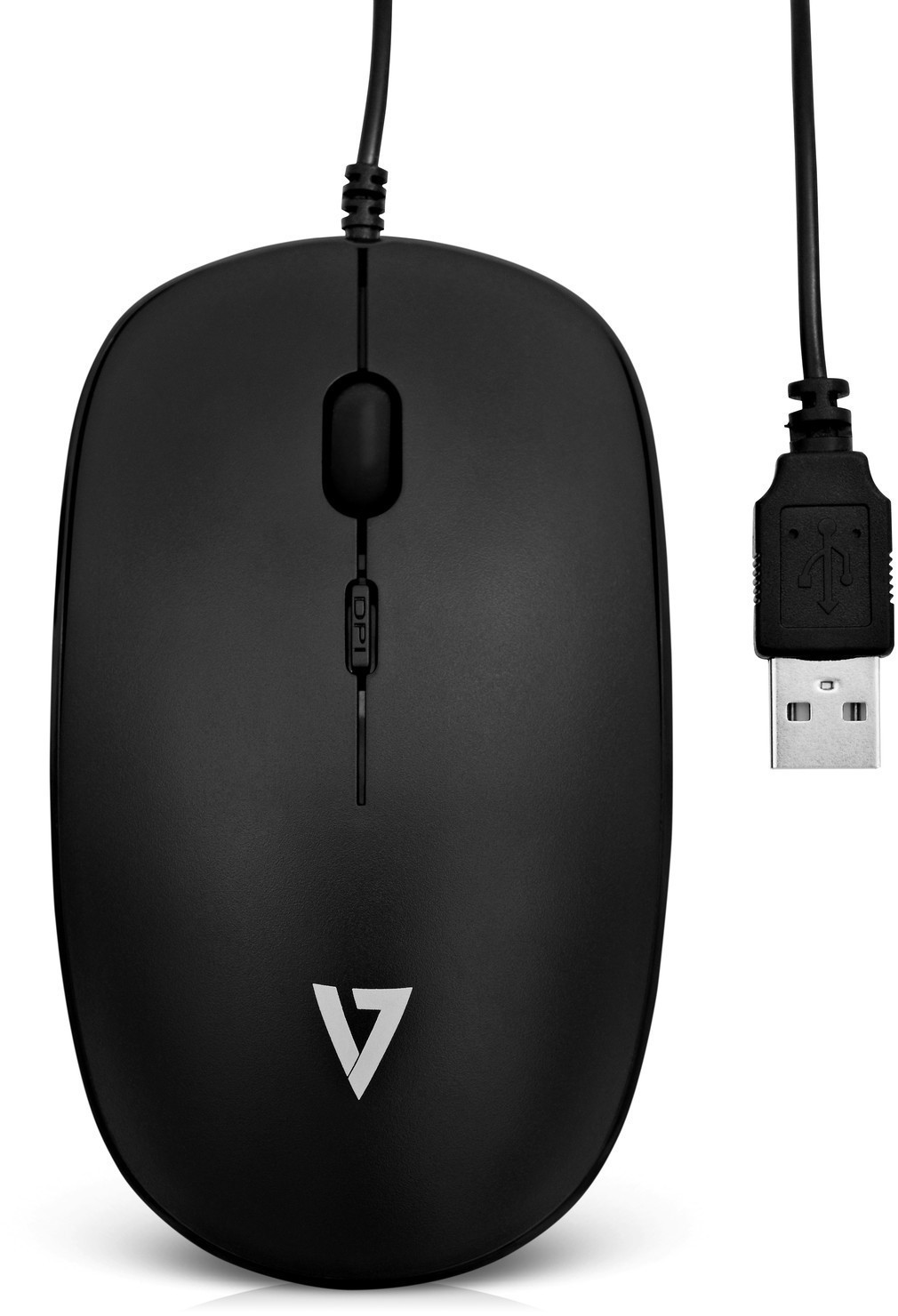 V7 Optical Mouse USB Black
