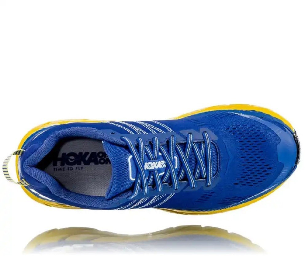 Hoka One One CLIFTON 6 (1102872) Men NEBULAS BLUE / LEMON