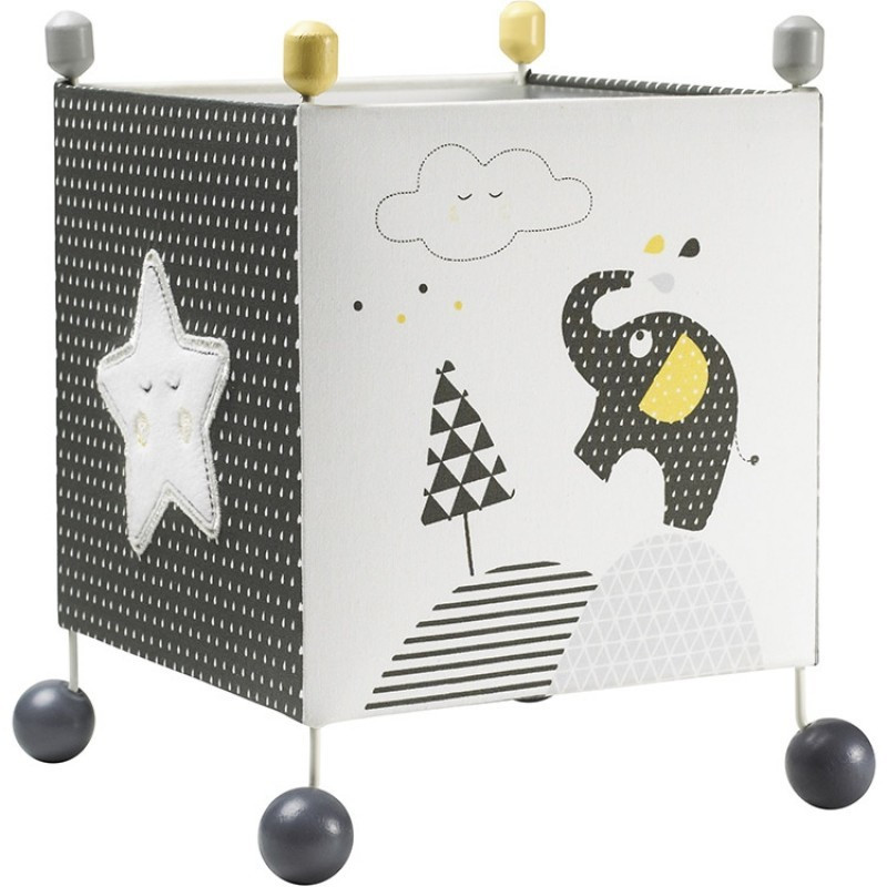 Sauthon Lampe de chevet carrée Baby fan