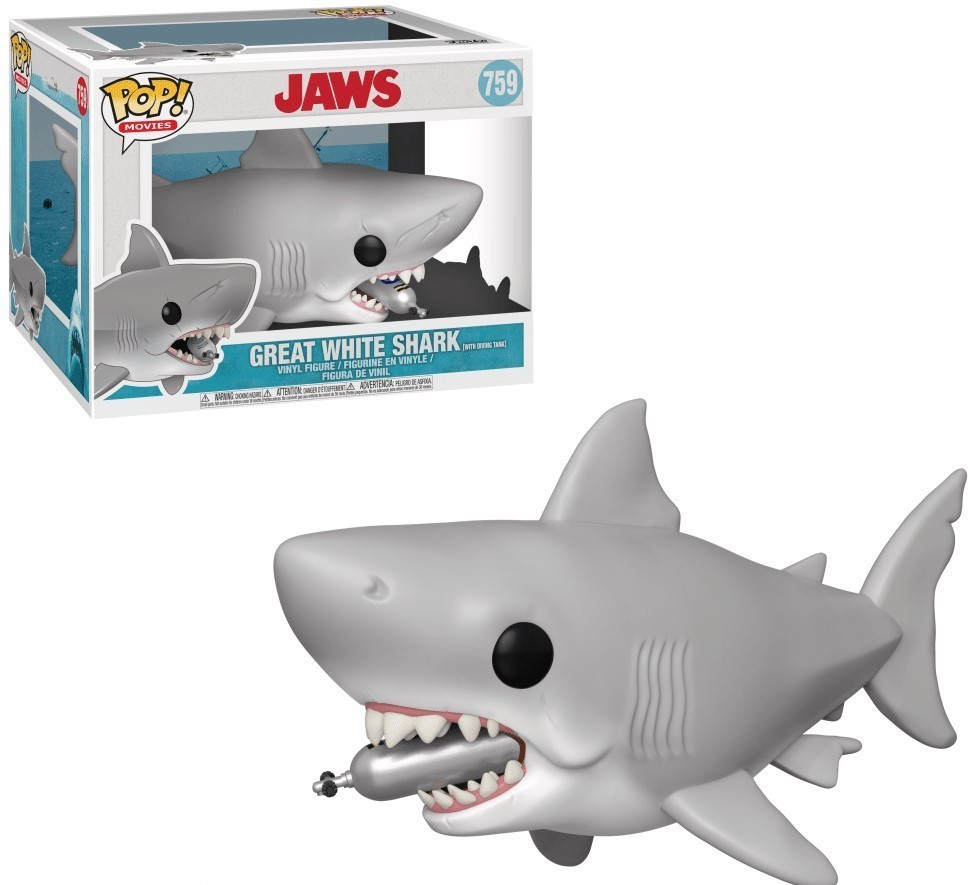 Funko Pop! Movies: Jaws - Great White Shark (Diving Tank)