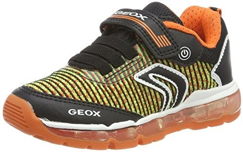 Geox Android Low (J8244A014BU) black/orange