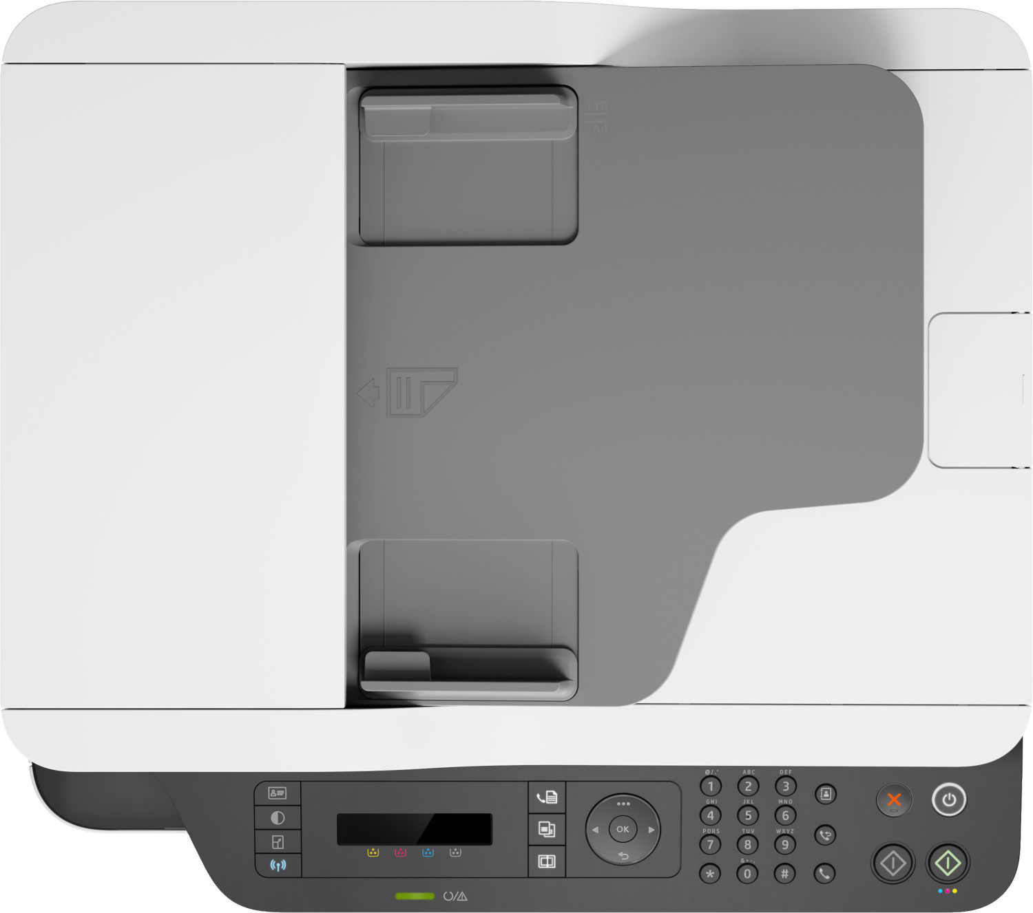 HP Color Laser MFP 179fnw 4ZB97A, Impresora Láser Color Multifunción,  Imprime, Escanea, Copia y Fax, Wi-Fi, Ethernet, USB 2.0 alta velocidad, HP  Smart App, Panel de Control LCD, Blanca : : Informatica