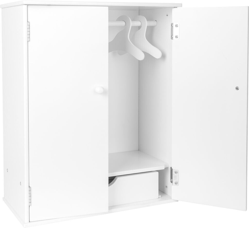 Small Foot Design Wooden doll cabinet in white( 11213)
