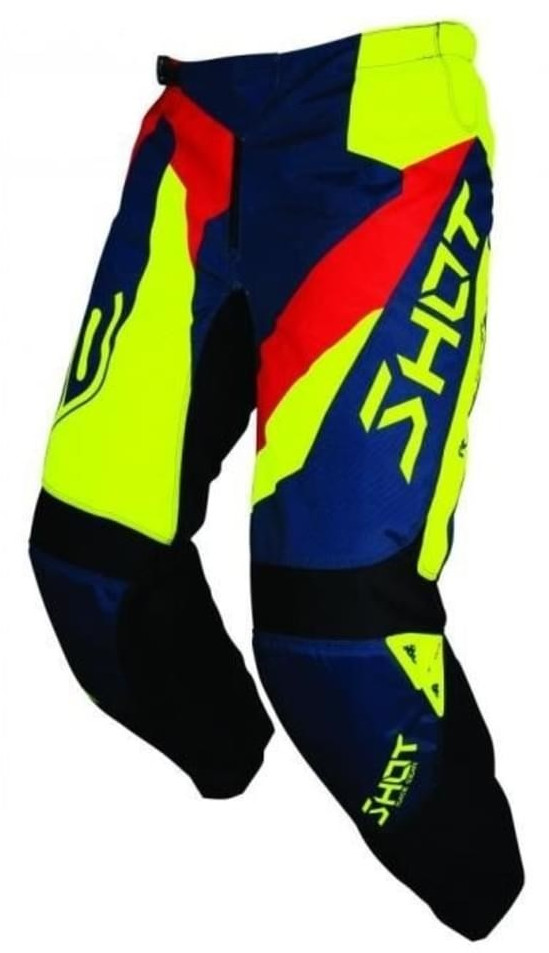 Shot Pantalon Cross Devo Alert bleu/rouge/jaune