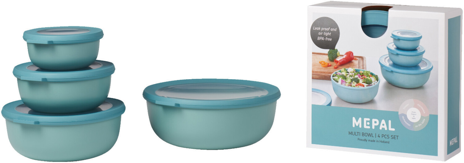 Rosti Mepal Cirqula Set low 4 pcs Nordic Green
