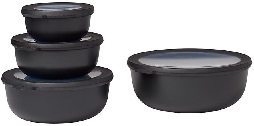 Rosti Mepal Cirqula Set low 4 pcs Nordic Black