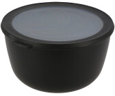 Multi bowl Cirqula rectangular 3-part set (750+1500+3000) - Nordic black