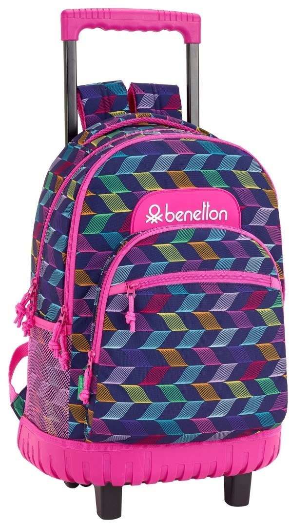 Safta Wheeled Satchel Benetton ondas 45 cm