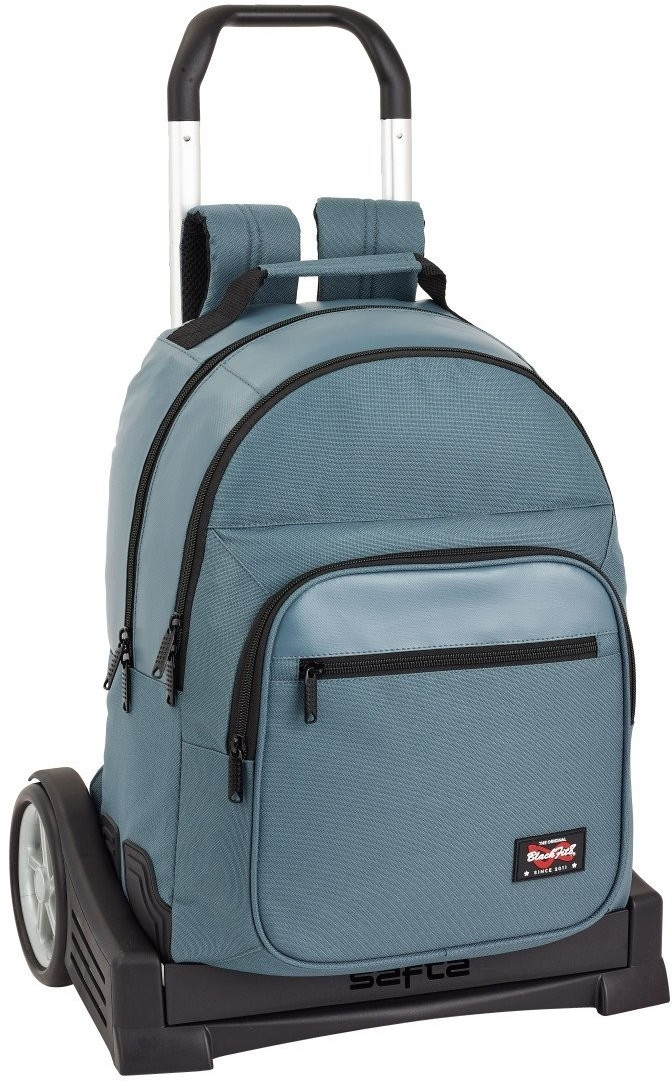 Safta Wheeled Satchel evolution Blackfit8 gray 42 cm