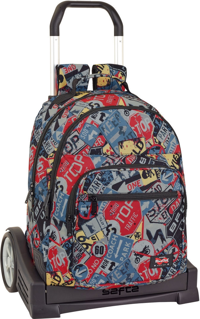 Safta Wheeled Satchel evolution Blackfit8 road 42 cm