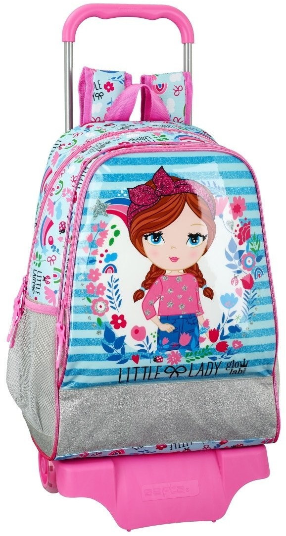 Safta Wheeled Satchel Glowlab kids little lady 42 cm