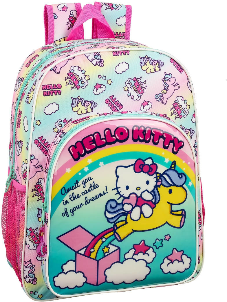 Safta School Backpack Hello Kitty candy unicorns 42 cm