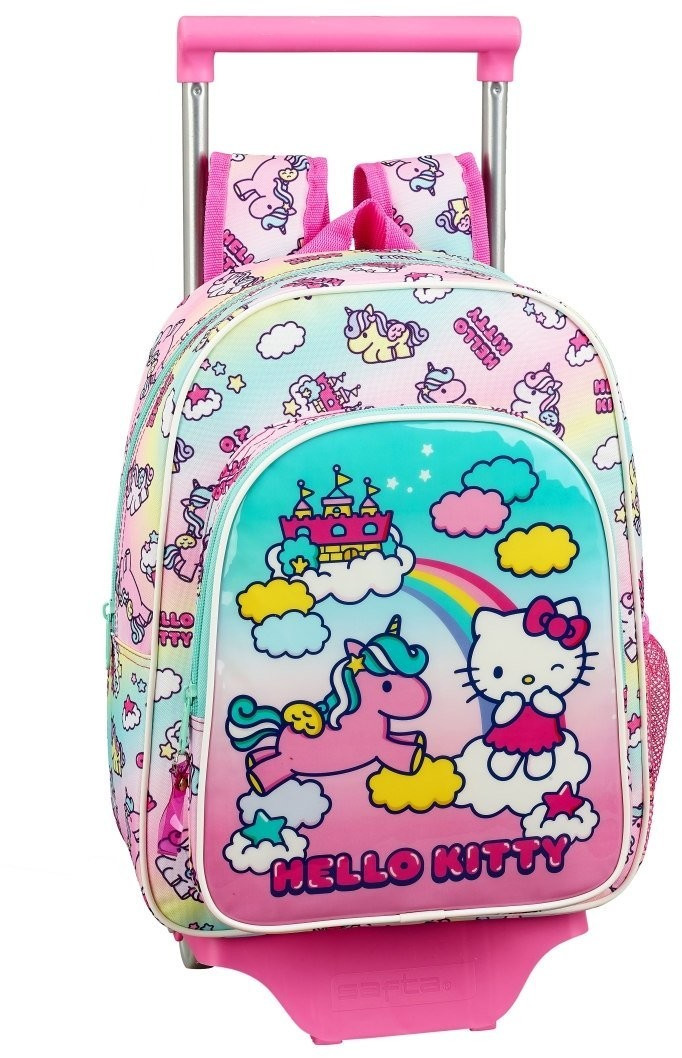 Safta Wheeled Satchel Hello Kitty candy unicorns 34 cm