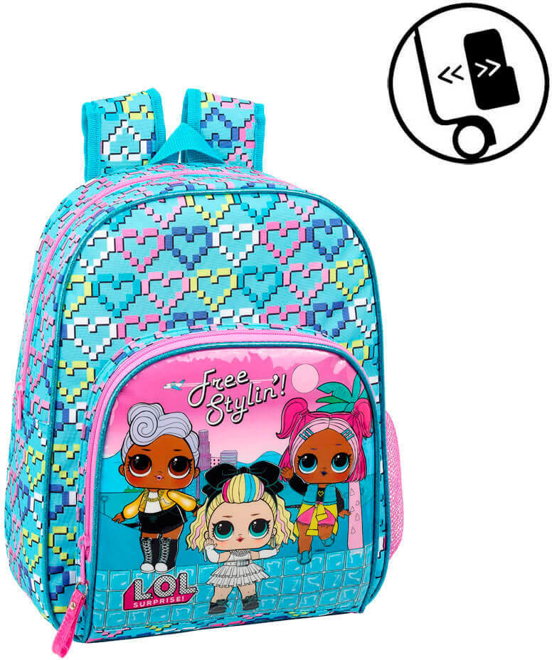 Safta School Backpack L.O.L. Surprise! Hearts 34 cm