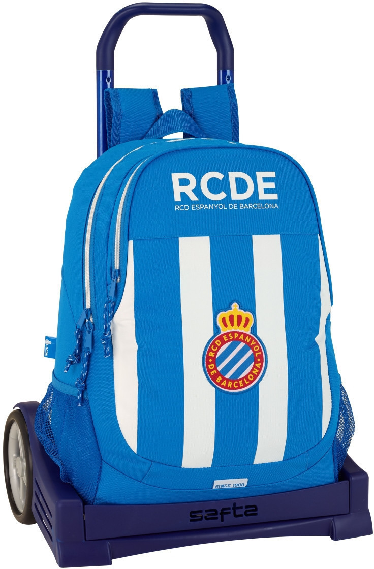 Safta Wheeled Satchel evolution RCD Espanyol 42 cm