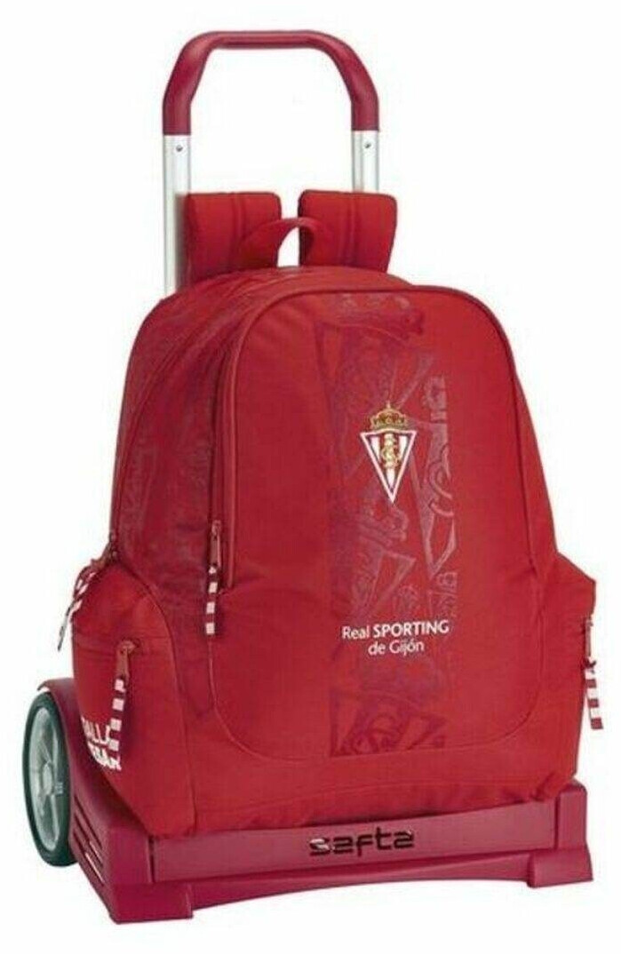 Safta Wheeled Satchel evolution Sporting Gijón 42 cm