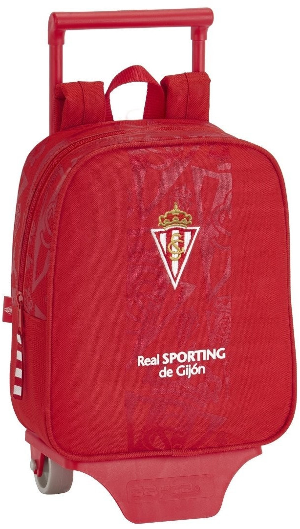 Safta Wheeled Satchel Sporting Gijón 28 cm