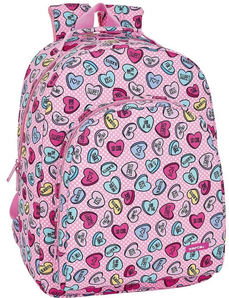 Safta School Backpack Sweet Heart pink 42 cm