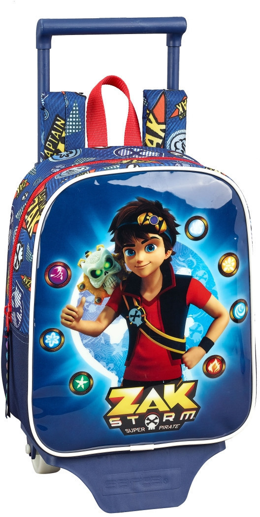Safta Wheeled Satchel Zak Storm Captain Zak