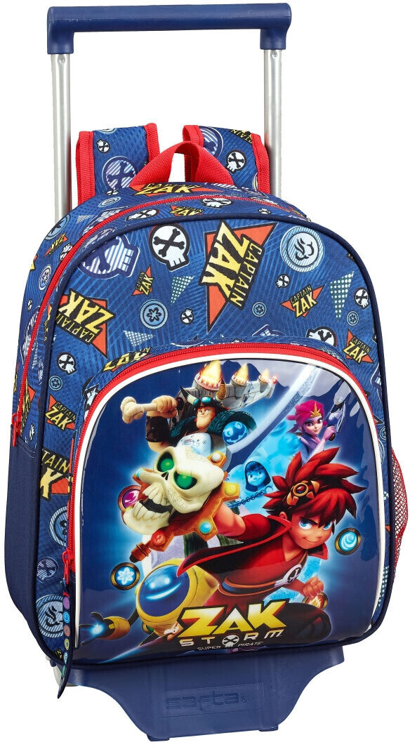 Safta Wheeled Satchel Zak Storm Captain Zak 34 cm