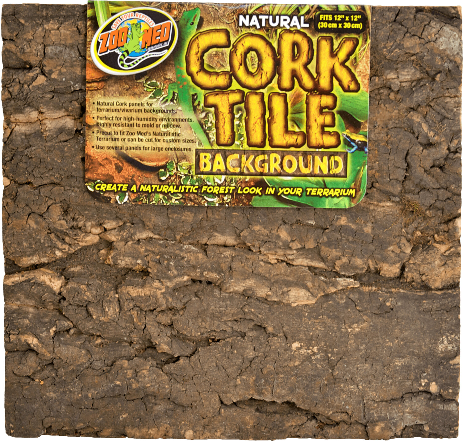 Zoo Med Natural Cork Tile Background