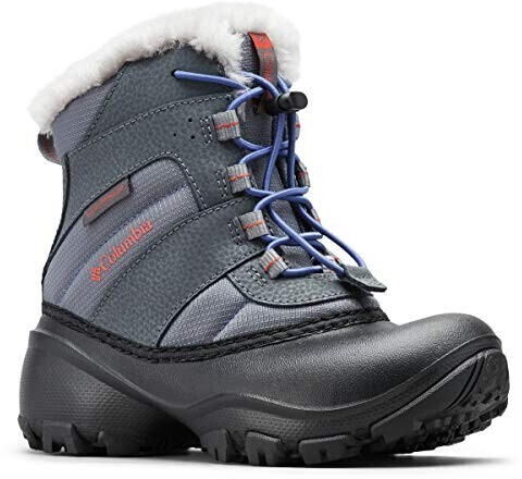 Columbia Youth Rope Tow III Waterproof Boot (1637841) Ti grey steel red canyon