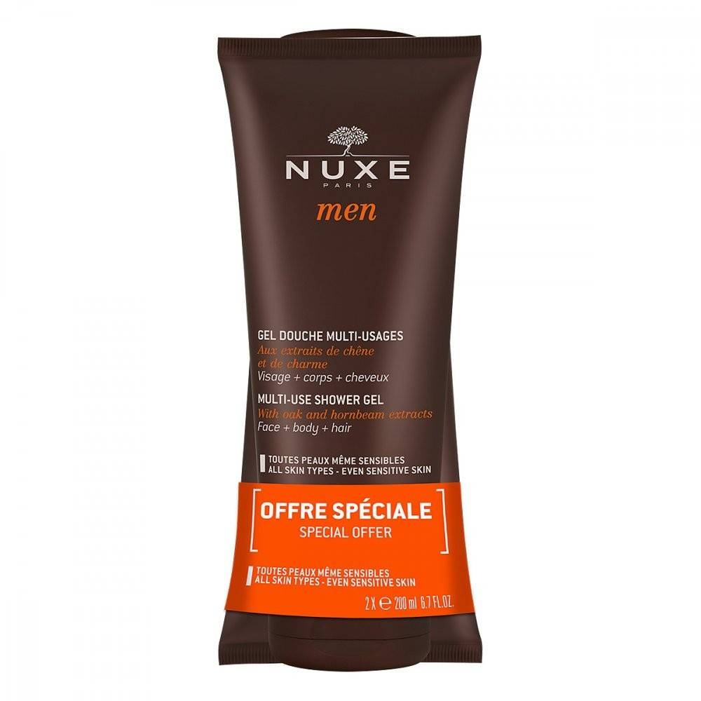 NUXE Men Gel Douche Multi-Usages (2X200ml)