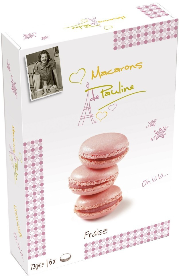 Macarons de Pauline Fraise (72g)