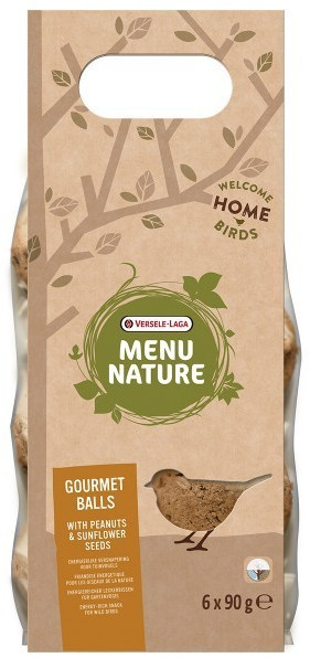 Versele-Laga Gourmet Balls with Peanuts & Sunflower Seeds 6x90g