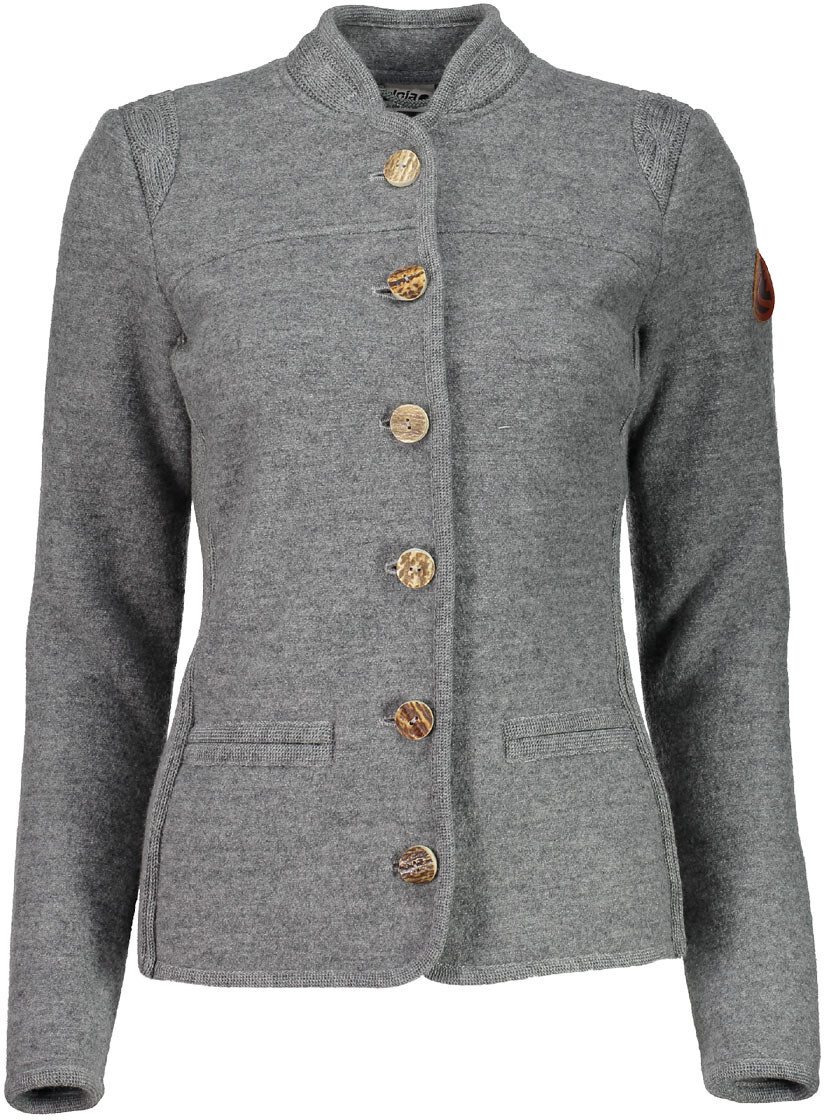 Maloja Womens AllegriaM. Alpine Wool Jacket grey melange