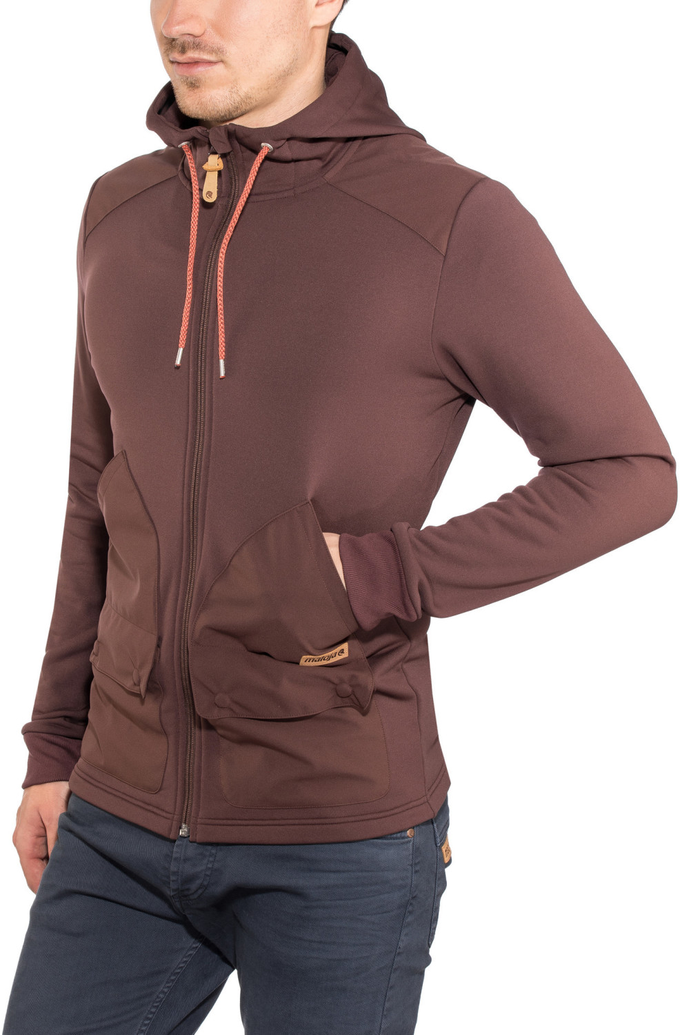 Maloja GilliM. Hooded Fleece Jacket choco