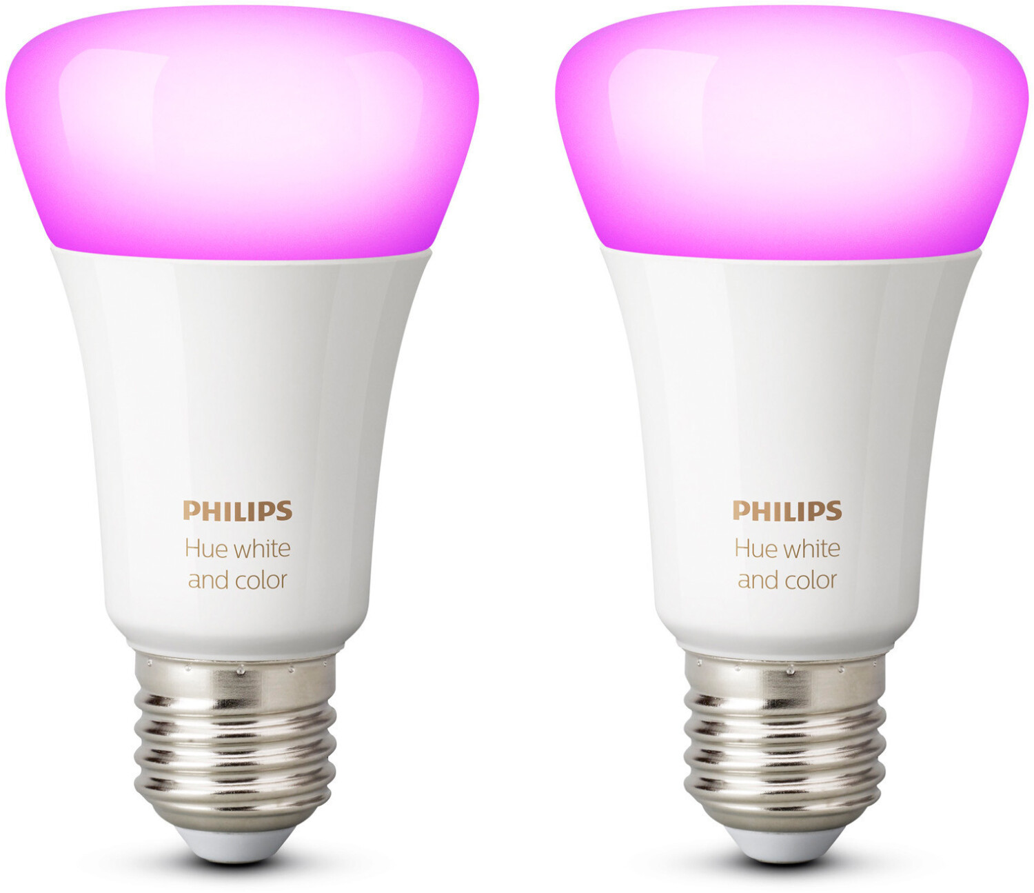 Buy Philips Hue White and Color Ambiance Bluetooth 2 x E27 (929002216803)  from £49.99 (Today) – Best Deals on