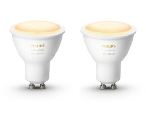 Philips Hue White and Color Ambiance GU10 5,7W(40W) Bluetooth Doppelpack  (929001953102) ab 109,99 € (Februar 2024 Preise)