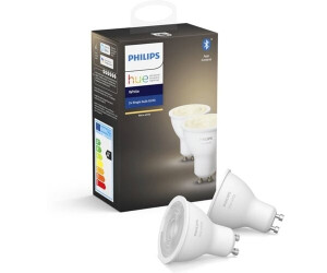 Philips Hue White 2x GU10 5,2W Bluetooth desde 32,99 Philips Hue White 2x GU10 5,2W Bluetooth desde 32,99