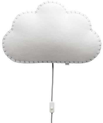 BUOKIDS Applique murale nuage gris